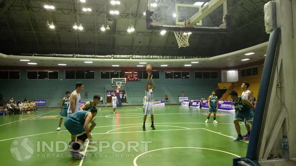 Situasi pertandingan JNE BSC Bandung Utama melawan NSH Jakarta. Copyright: © May Rahmadi/INDOSPORT